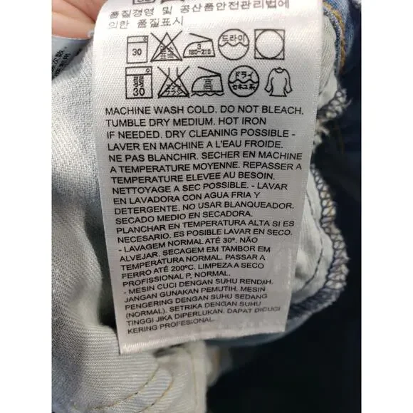 Levi's 569 Jeans Men's 34x32 Blue Denim Loose Straight Baggy Cotton Casual - Picture 14 of 16